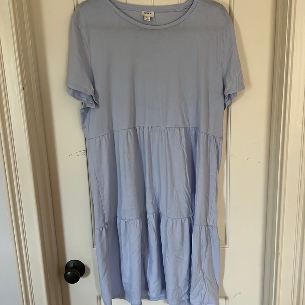Light Blue short sleeve J.Crew Dress